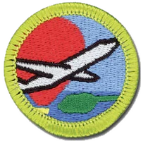 Aviation merit badge patch