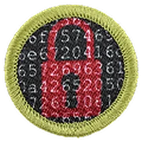 Cybersecurity merit badge patch