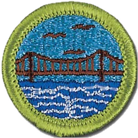 Engineering merit badge patch