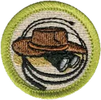 Exploration merit badge patch