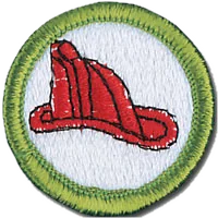 Fire Safety merit badge patch