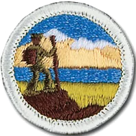 Hiking merit badge patch (Eagle-required)