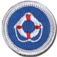 Lifesaving merit badge patch (Eagle-required)