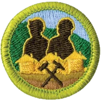 Mining in Society merit badge patch