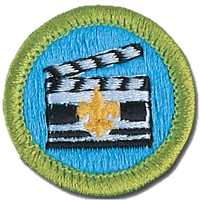 Moviemaking merit badge patch