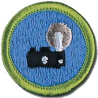 Photography merit badge patch