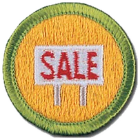 Salesmanship merit badge patch