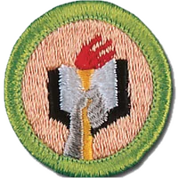 Scholarship merit badge patch