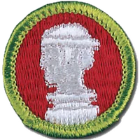 Sculpture merit badge patch